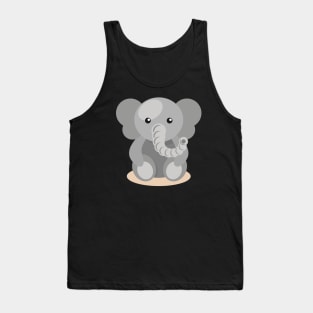 Cute Little Elephant Tank Top